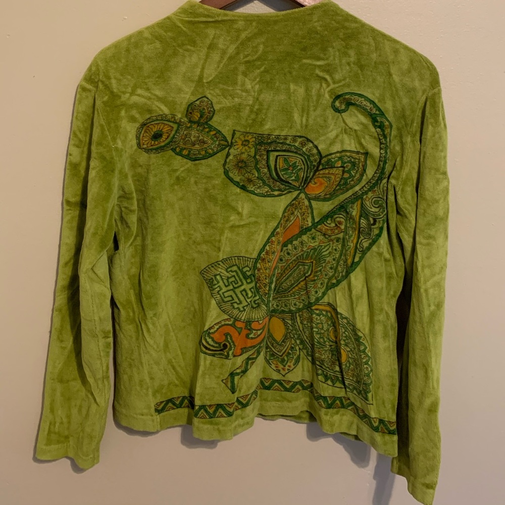 70s 60s vibe velvet top zip back vintage